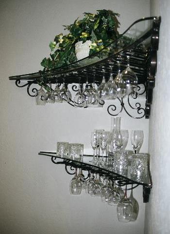 Stacked Iron Shelves